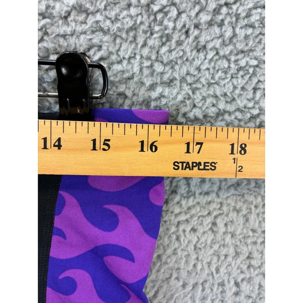 Arena Ride The Wave Swim Jammer Mens 40 Black Purple Flame Training Shorts